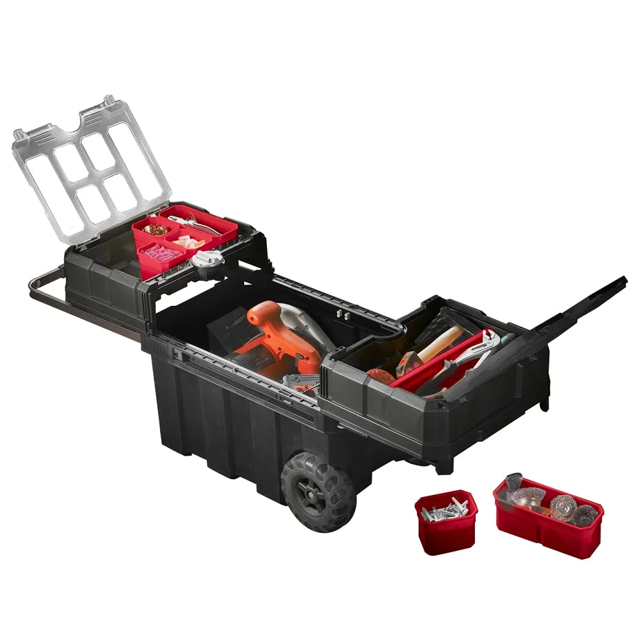 Master Loader Rolling Tool Box 24" Black