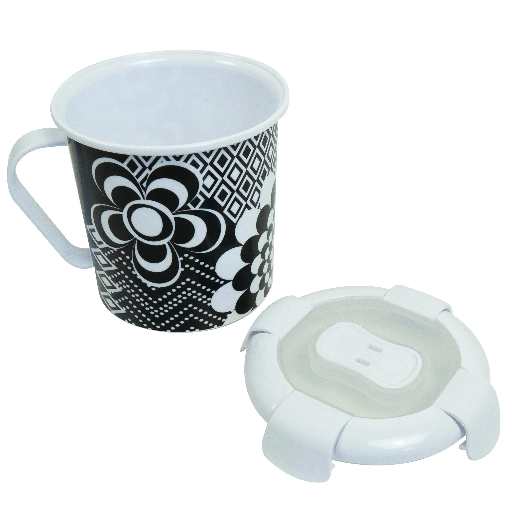 Mosaic B&W Soup Mug