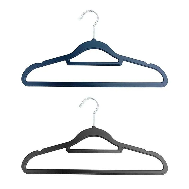 Non Slip Hanger 2P (42Cm  Navy  Black)