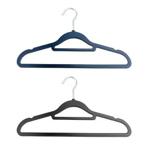 Non Slip Hanger 2P (42Cm  Navy  Black)