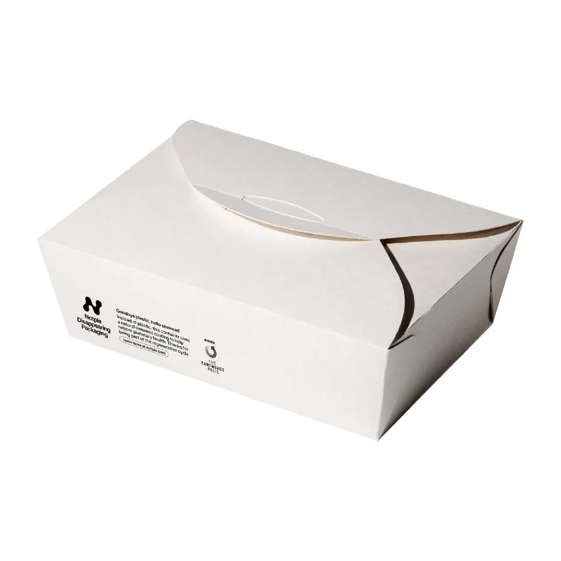 Notpla Large Takeaway Boxes 1750ml - White (Pack of 220)