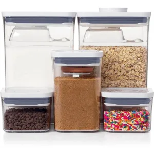 OXO Pop 2.0 8 Piece Baking Essentials Pantry Container Set