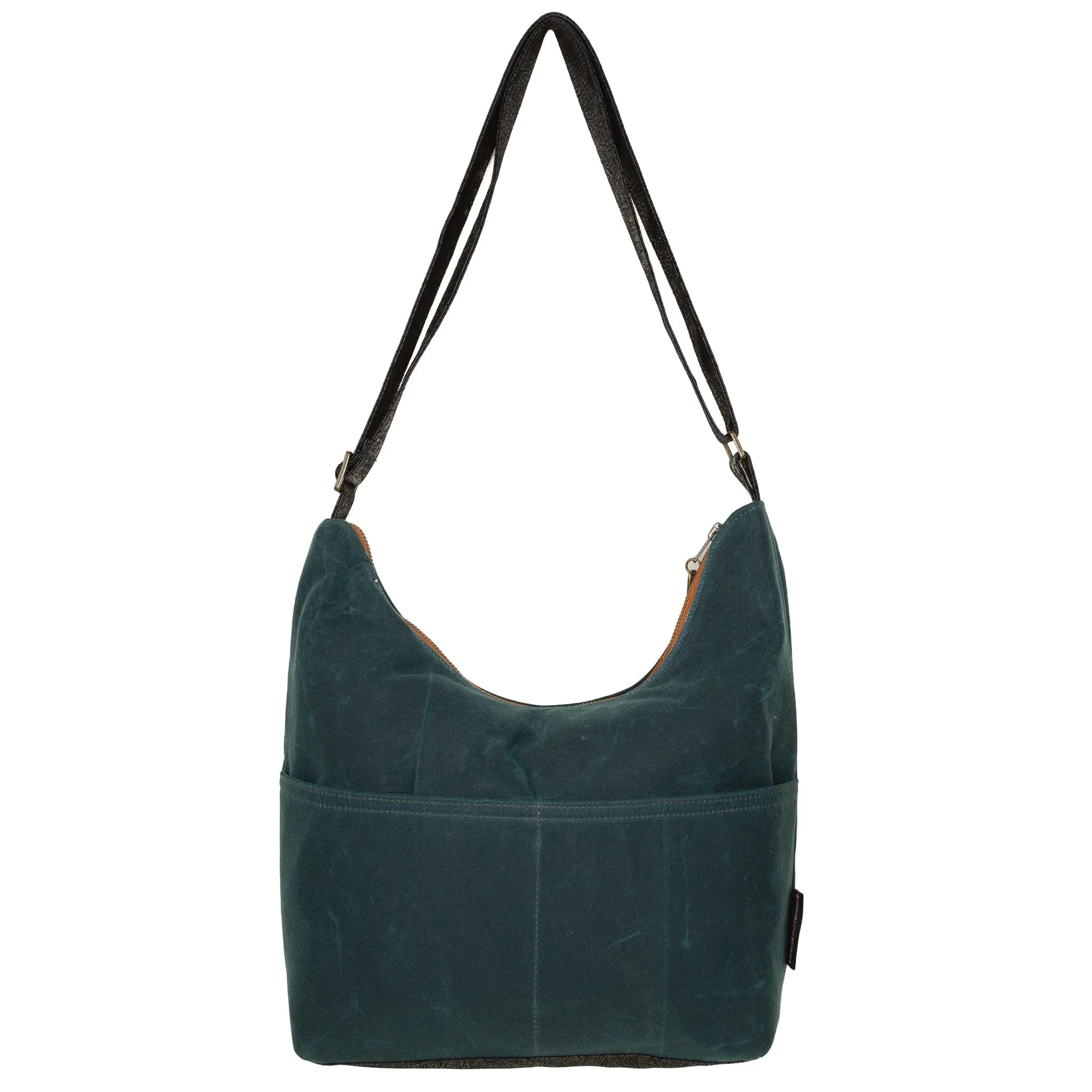 Peggy: Deep Teal Waxed Canvas