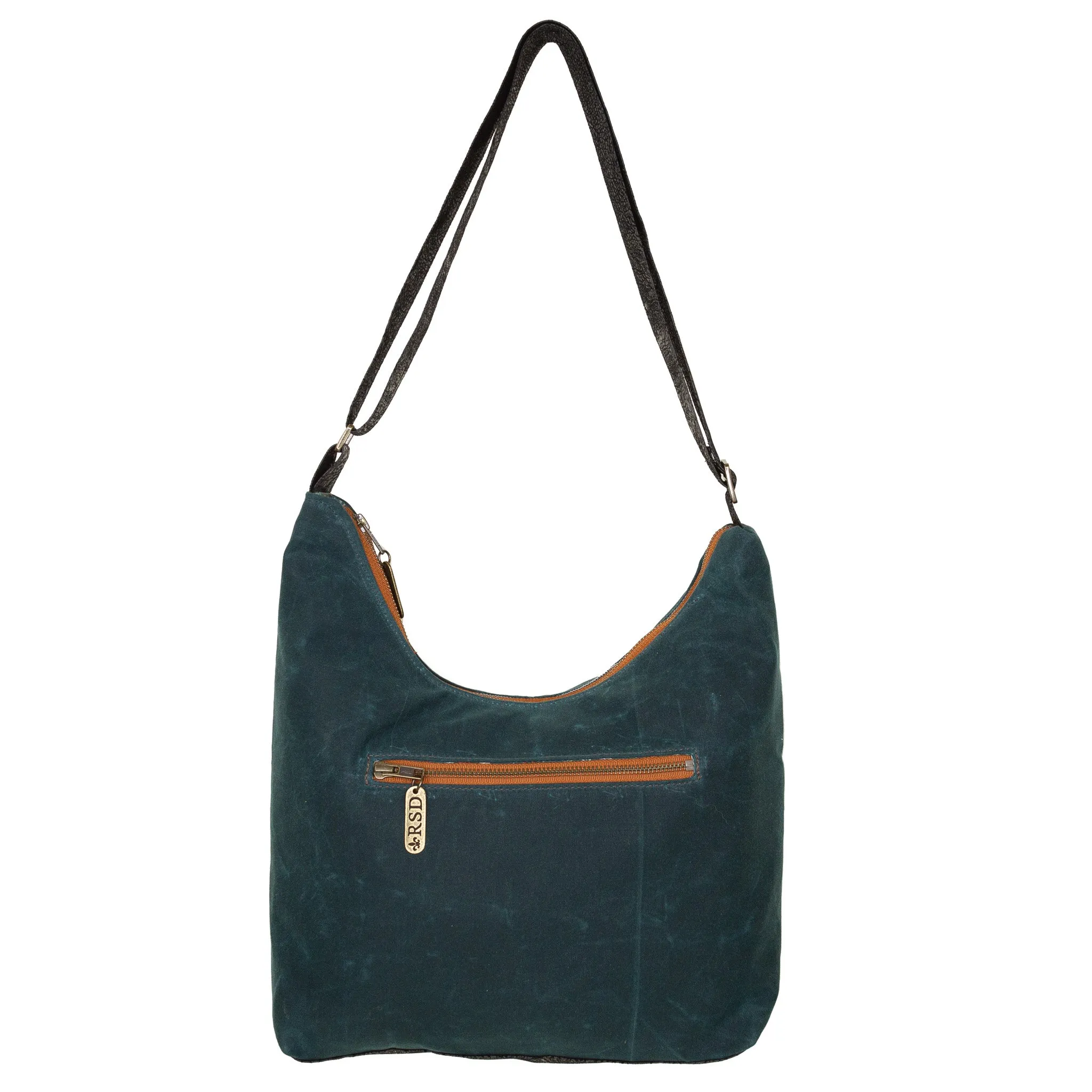 Peggy: Deep Teal Waxed Canvas