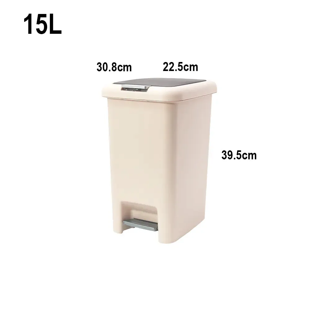 Pelican Dustbin | Premium Soft Closing | Pedal Bin | 2 Way Opening | 10L, 15L, 20L, 30L | Trash Bin