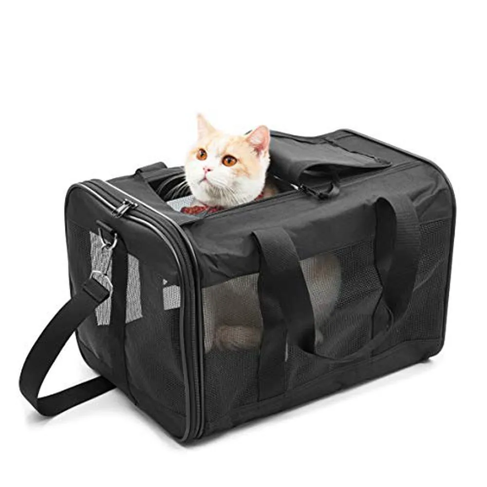 Pet Travel Carrier Soft Sided Portable Bag-M