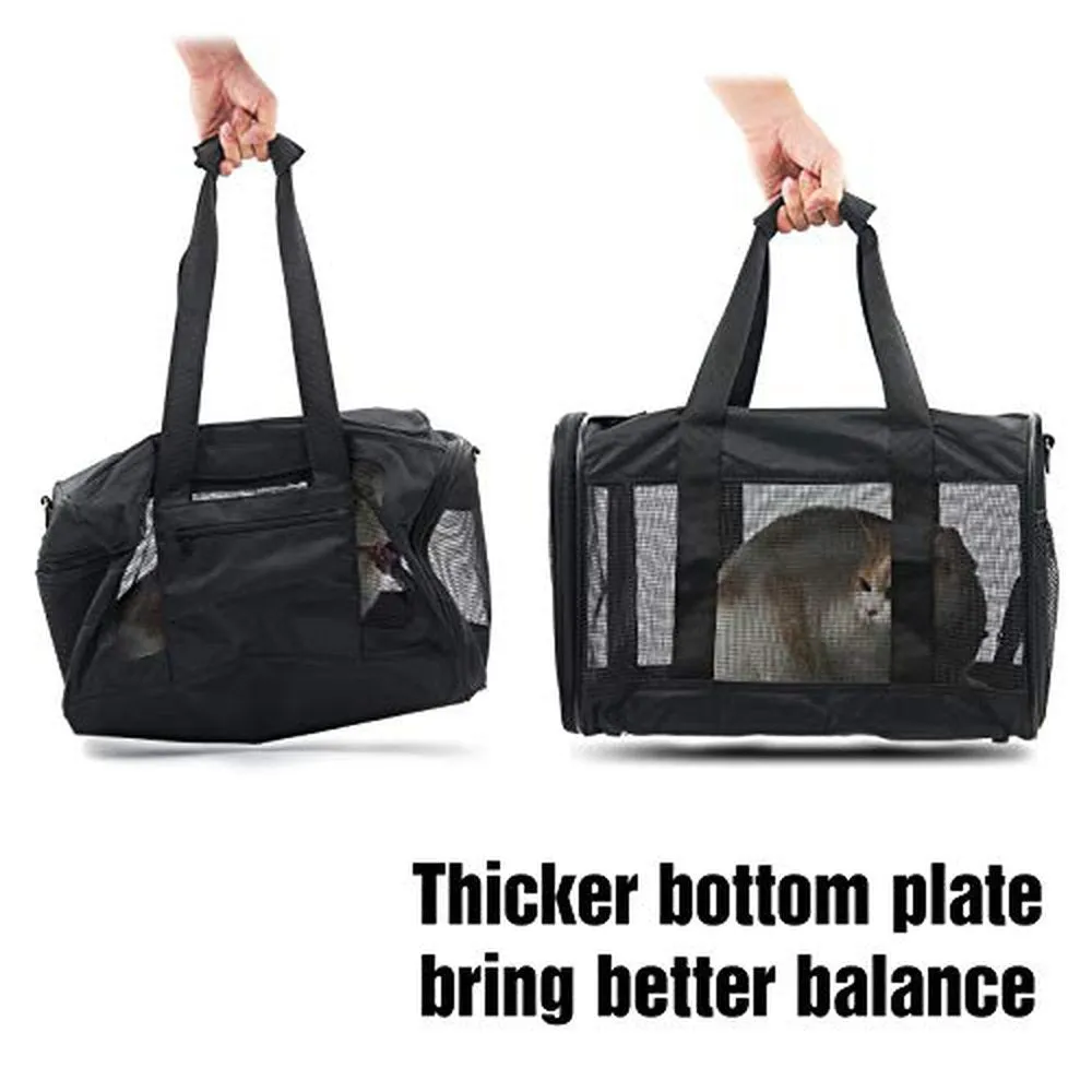 Pet Travel Carrier Soft Sided Portable Bag-M