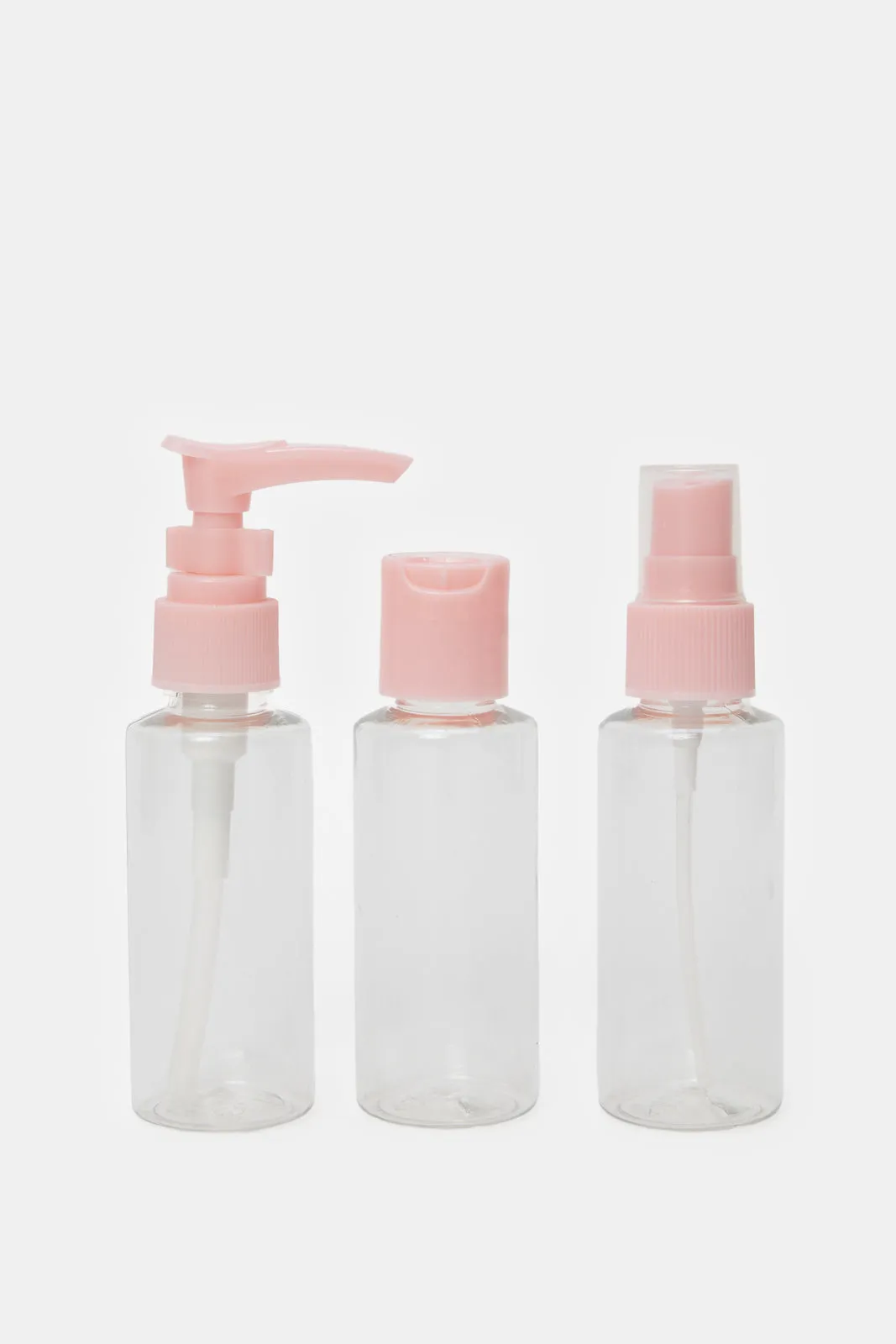 Pink Travel Bottle Set (8 Piece)