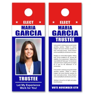 Political Door Hangers / Door Hanger Templates - SET UP ONLY - DH-2