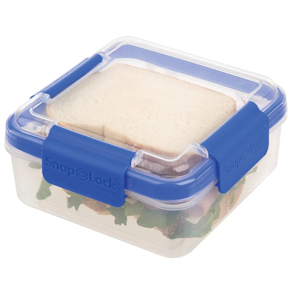 Progressive Snap-Lock Sandwich Container