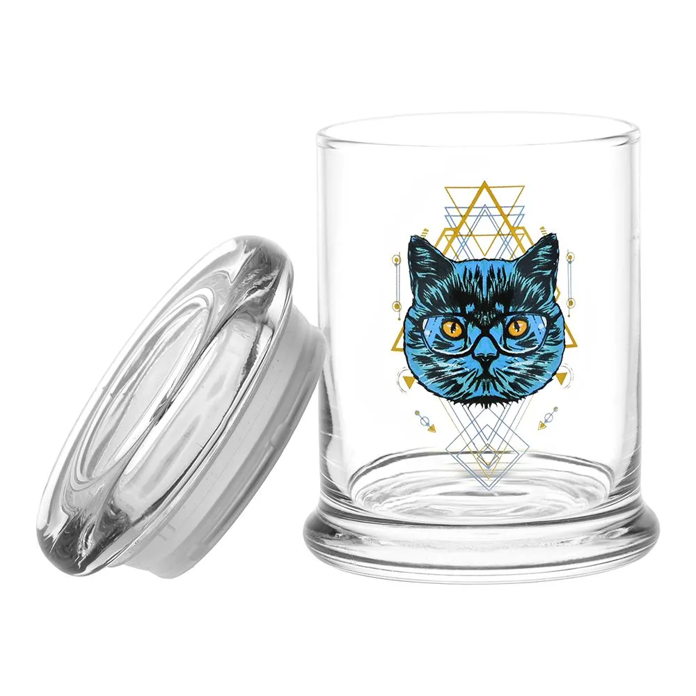 Pulsar 420 Jars | Pop Top Jar | Sacred Cat Geometry