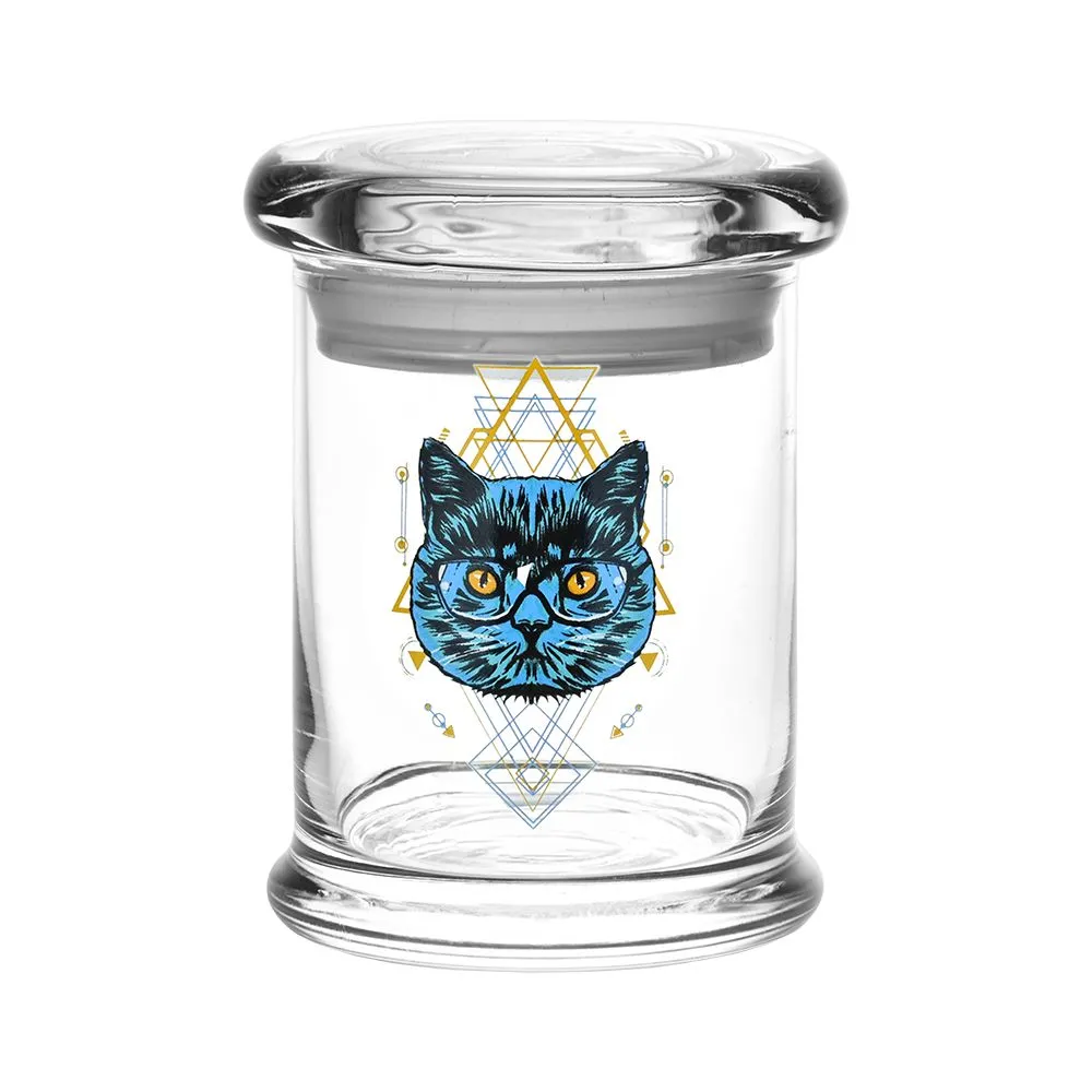 Pulsar 420 Jars | Pop Top Jar | Sacred Cat Geometry