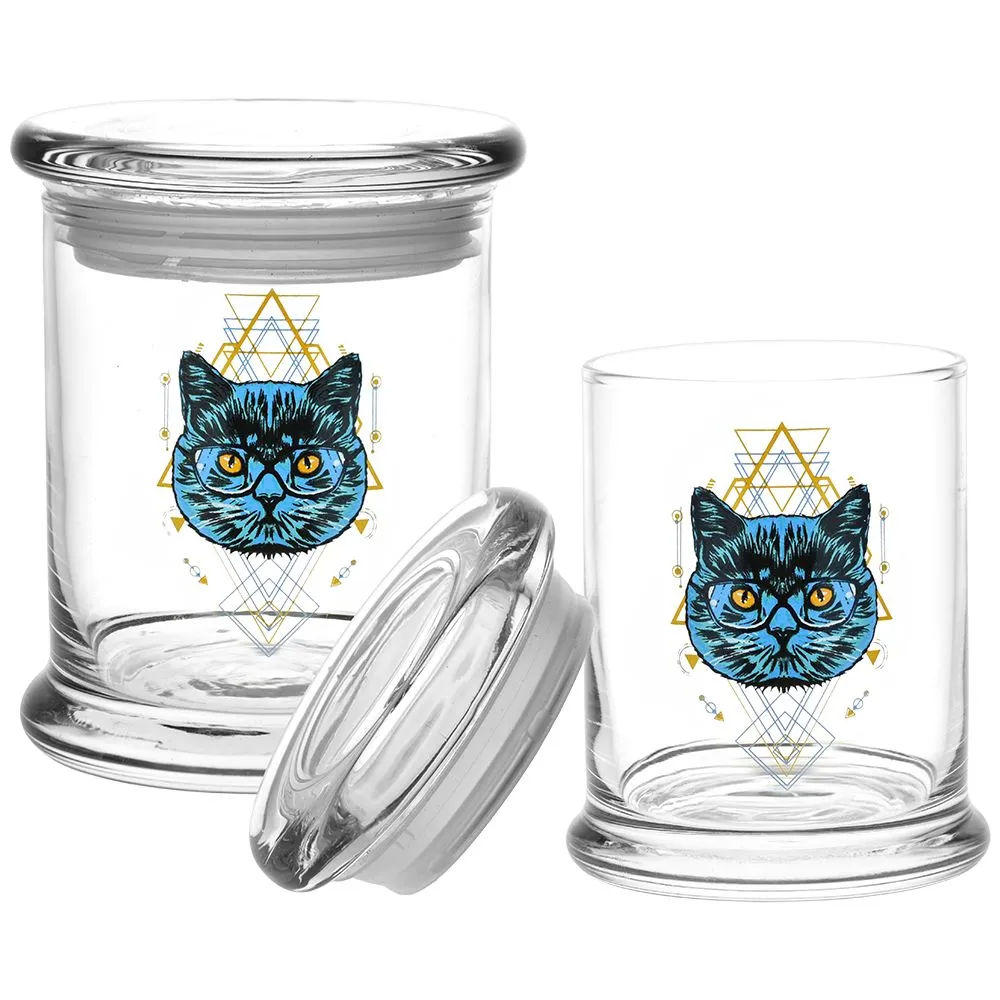 Pulsar 420 Jars | Pop Top Jar | Sacred Cat Geometry