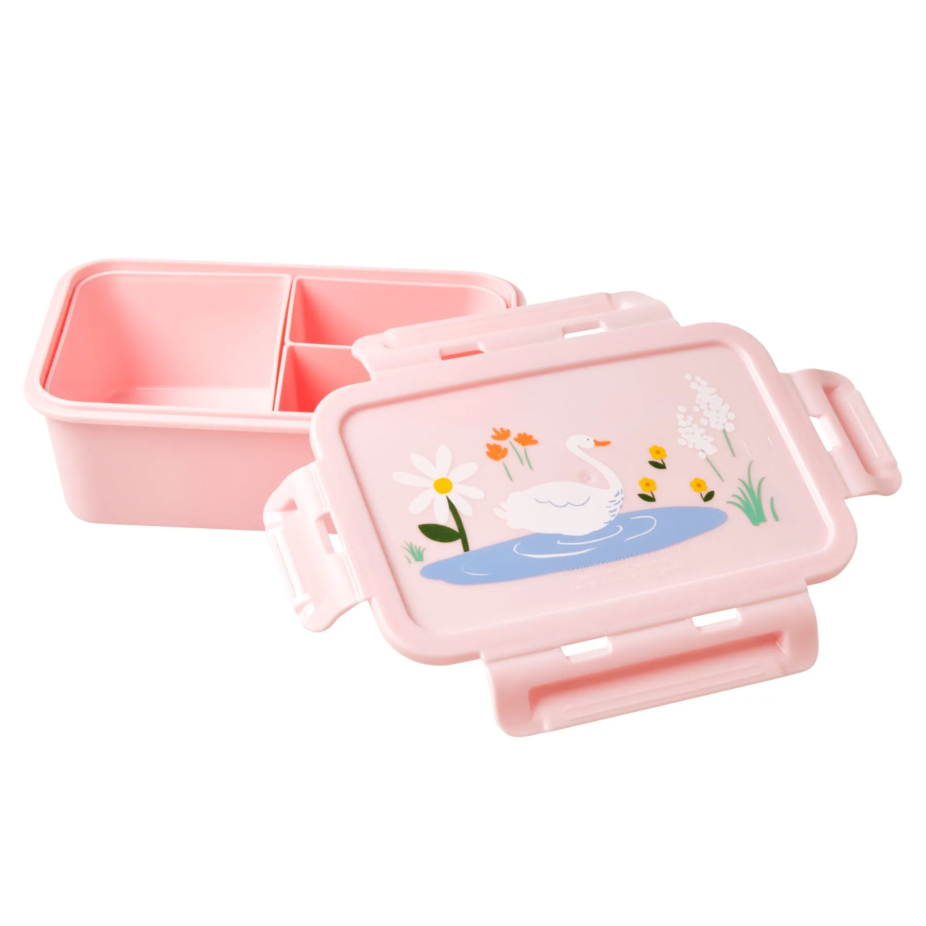 Rice DK Lunchbox with 3 Inserts - Swan Print