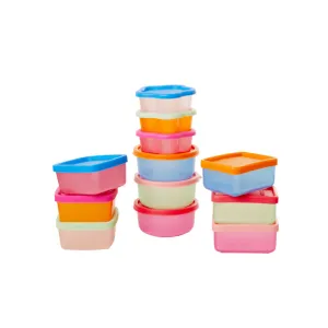 Rice DK Plastic Small Food Keepers - 12 pcs In A Net