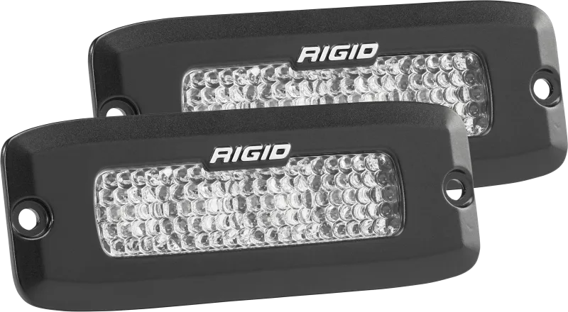 Rigid Industries SRQ - 60 Deg. Lens - White - Flush Mount - Set of 2