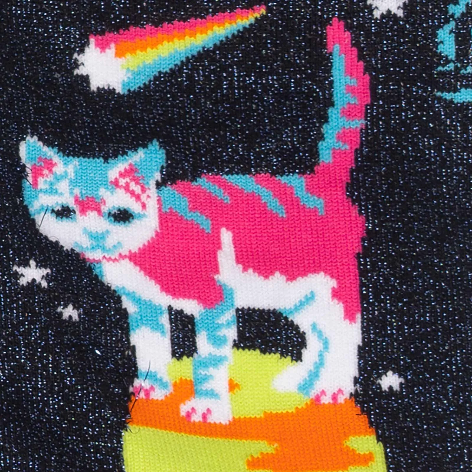 Shimmering Space Cats Women's Crew