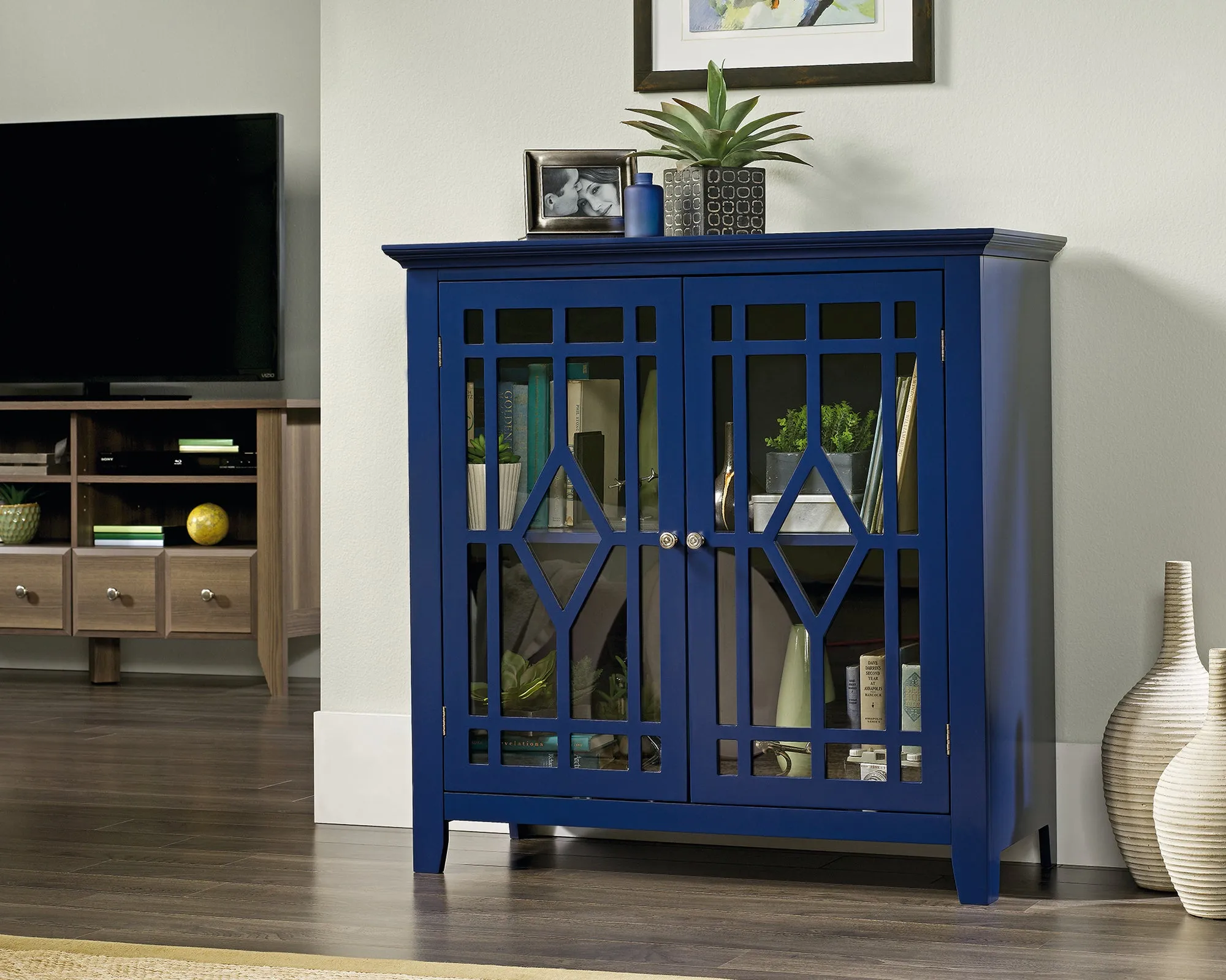 Shoal Creek Display Cabinet Indigo