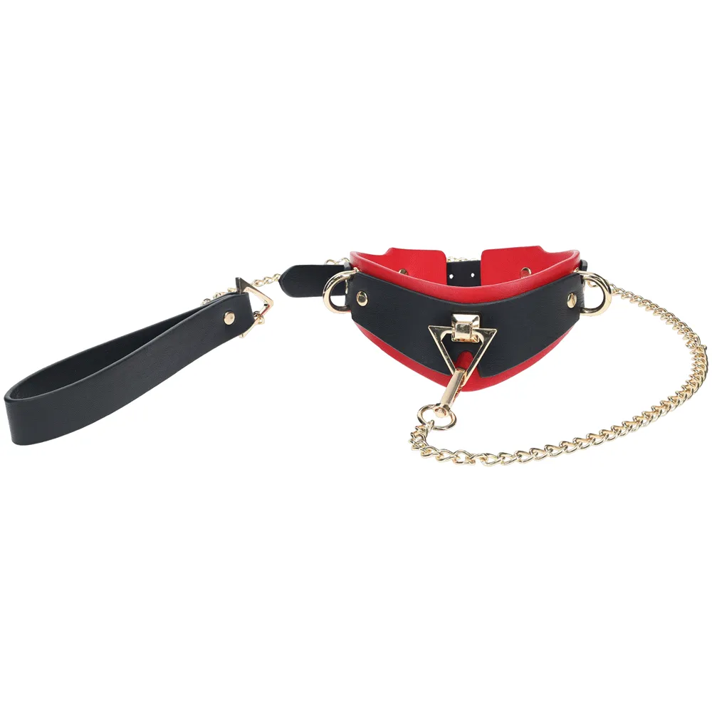 Shots Ouch! Milan Bondage Collection Kit With Bag - Black/Red