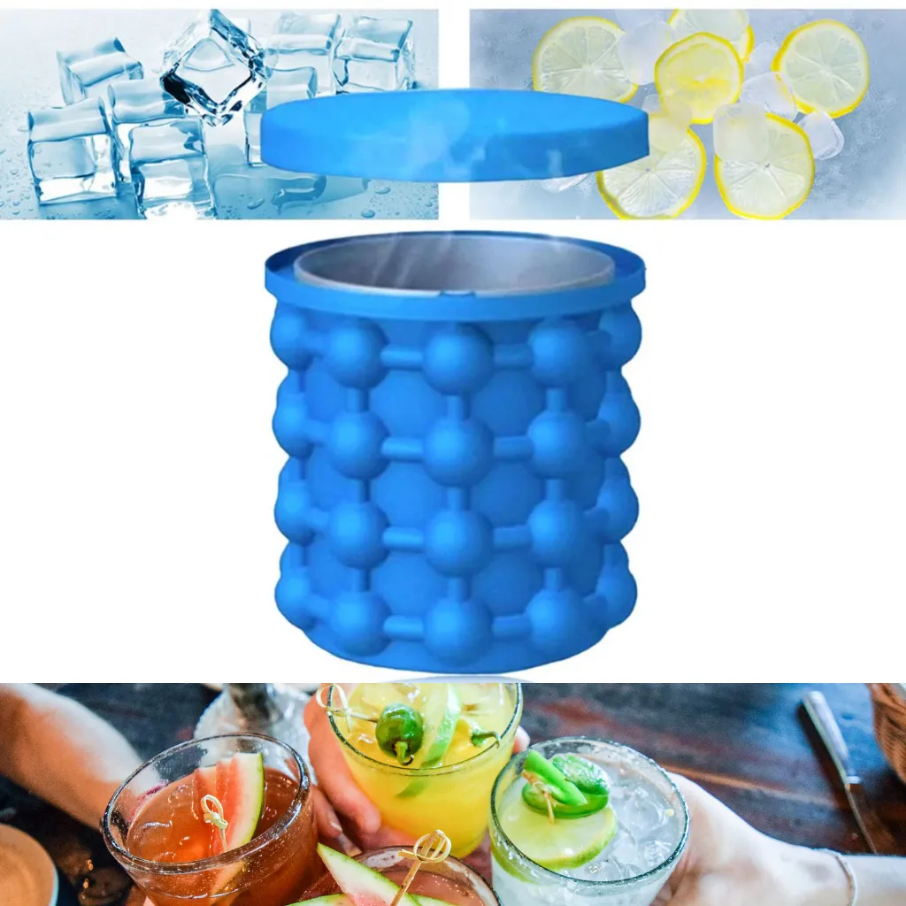 Silicone Ice cube bucket