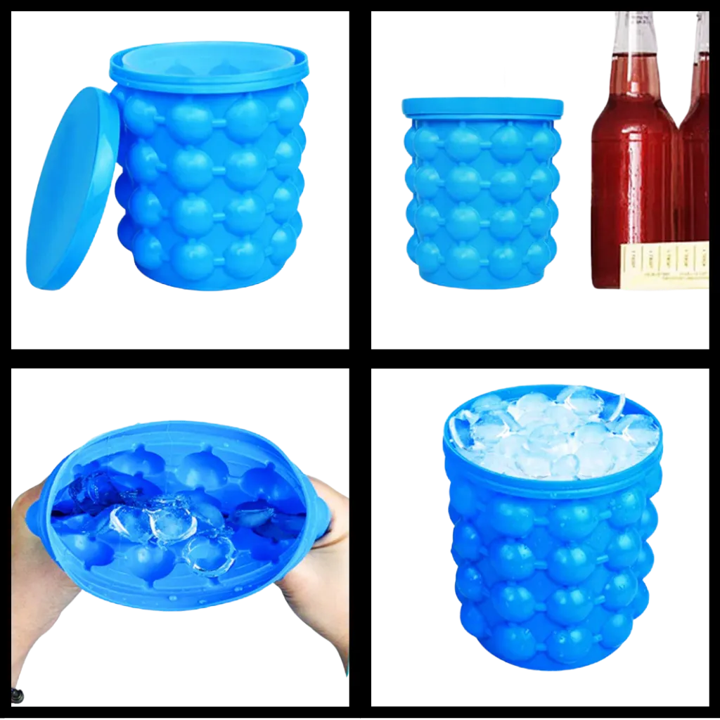 Silicone Ice cube bucket