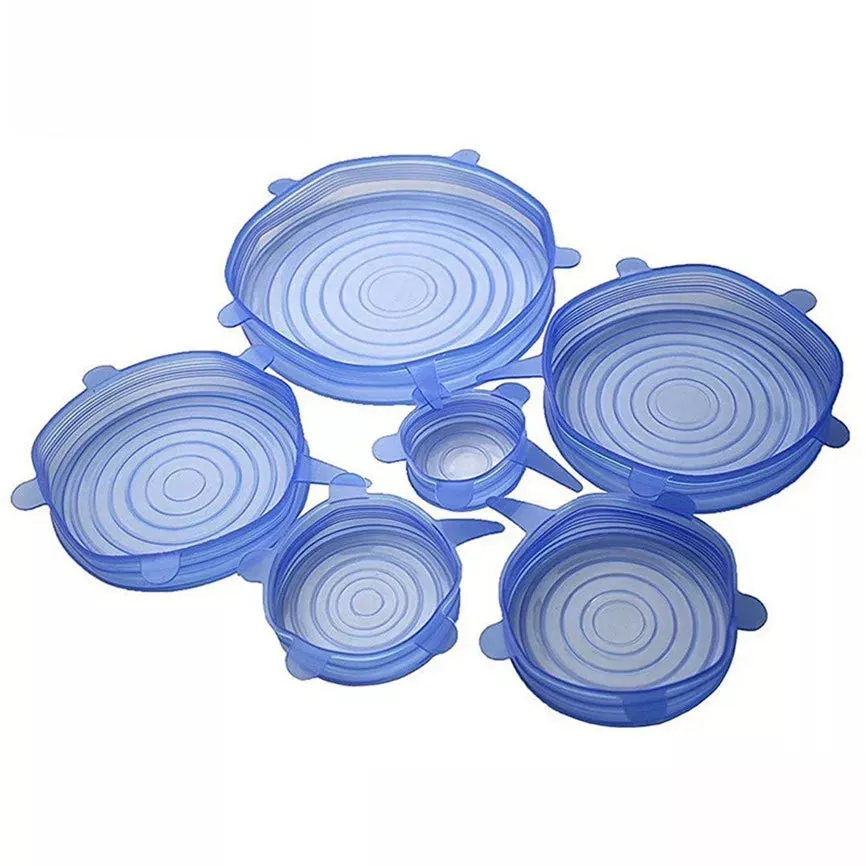 Silicone Lids Reusable Airtight Food Wrap