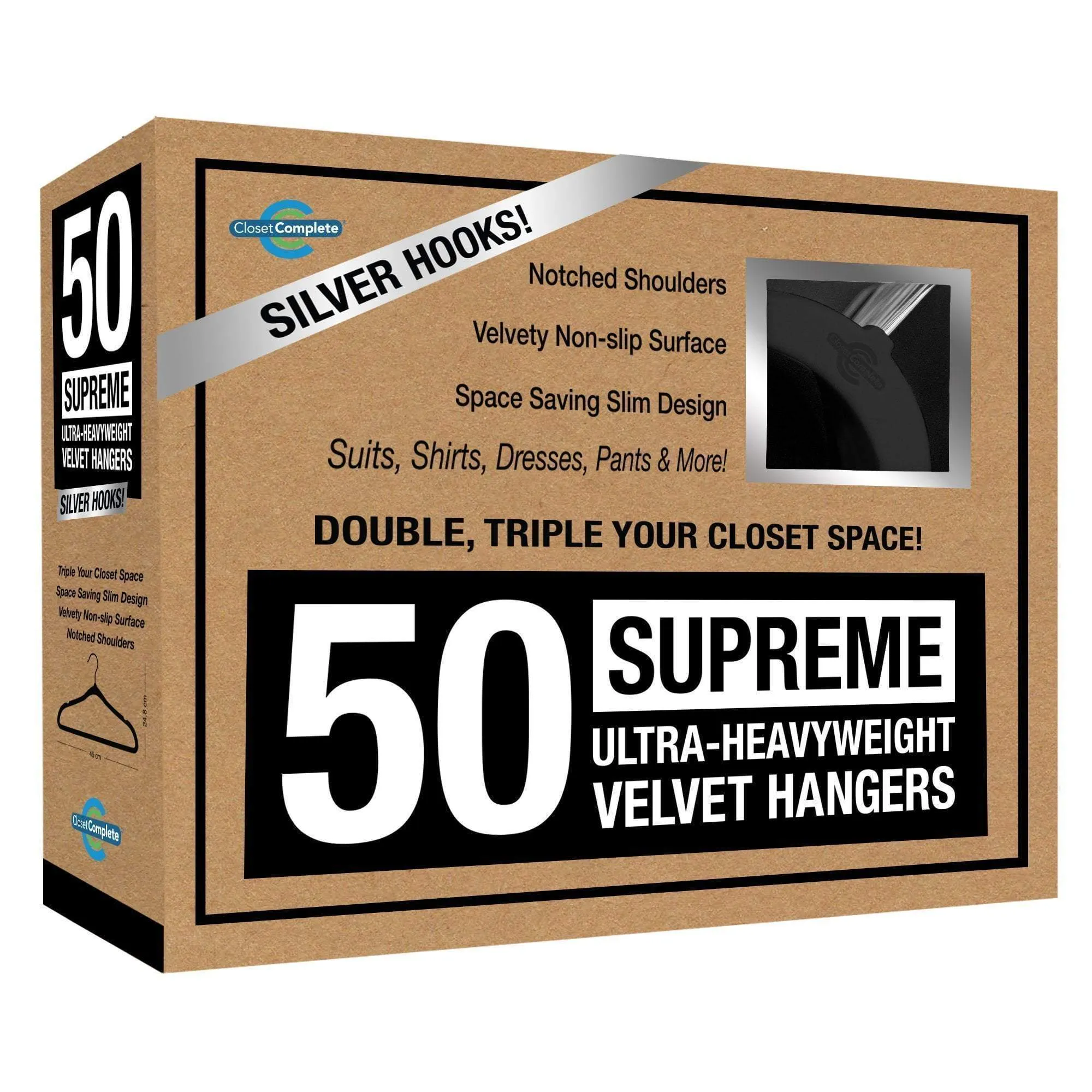 Supreme Ultra-Heavyweight 85g Velvet Suit Hangers