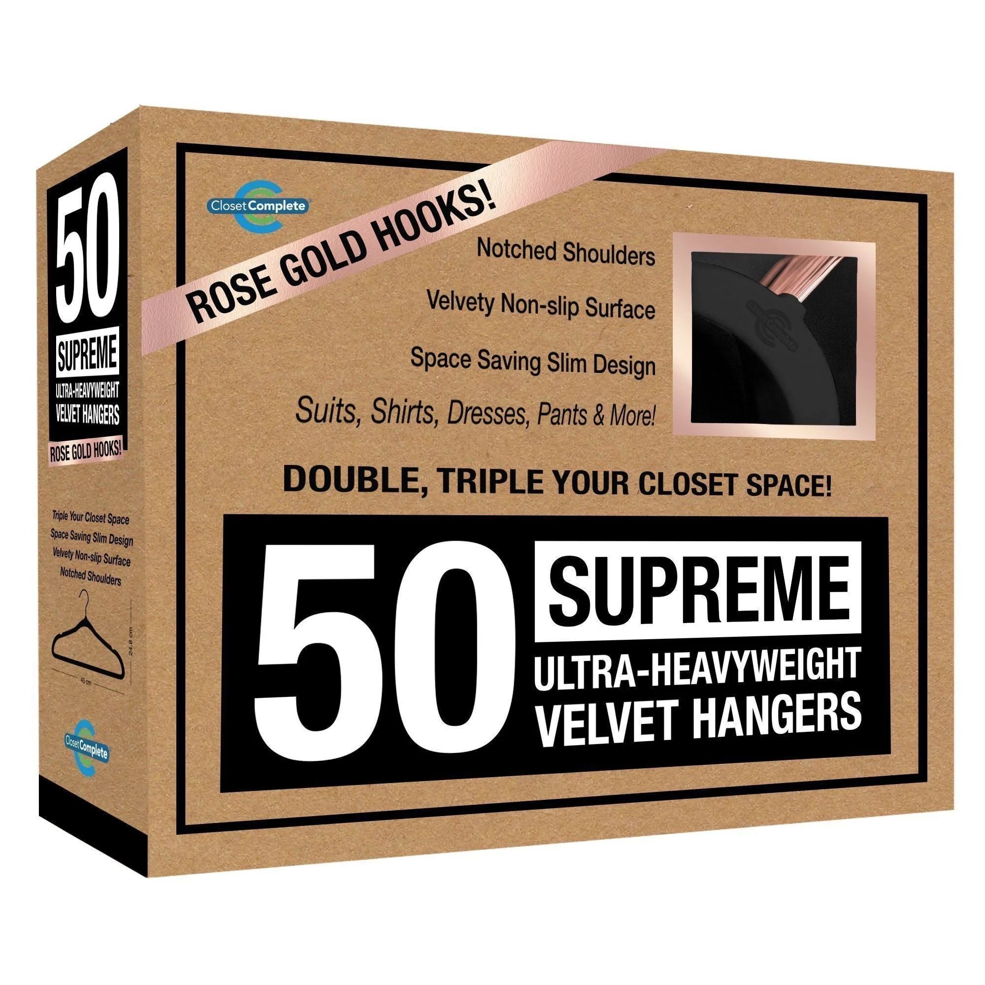 Supreme Ultra-Heavyweight 85g Velvet Suit Hangers