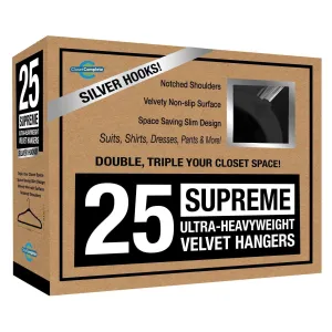 Supreme Ultra-Heavyweight 85g Velvet Suit Hangers