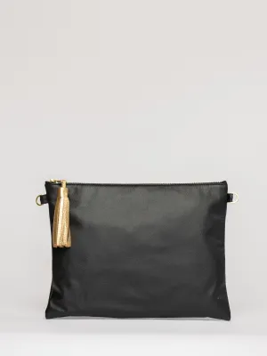 The Sconset Clutch   Crossbody Bag | Black