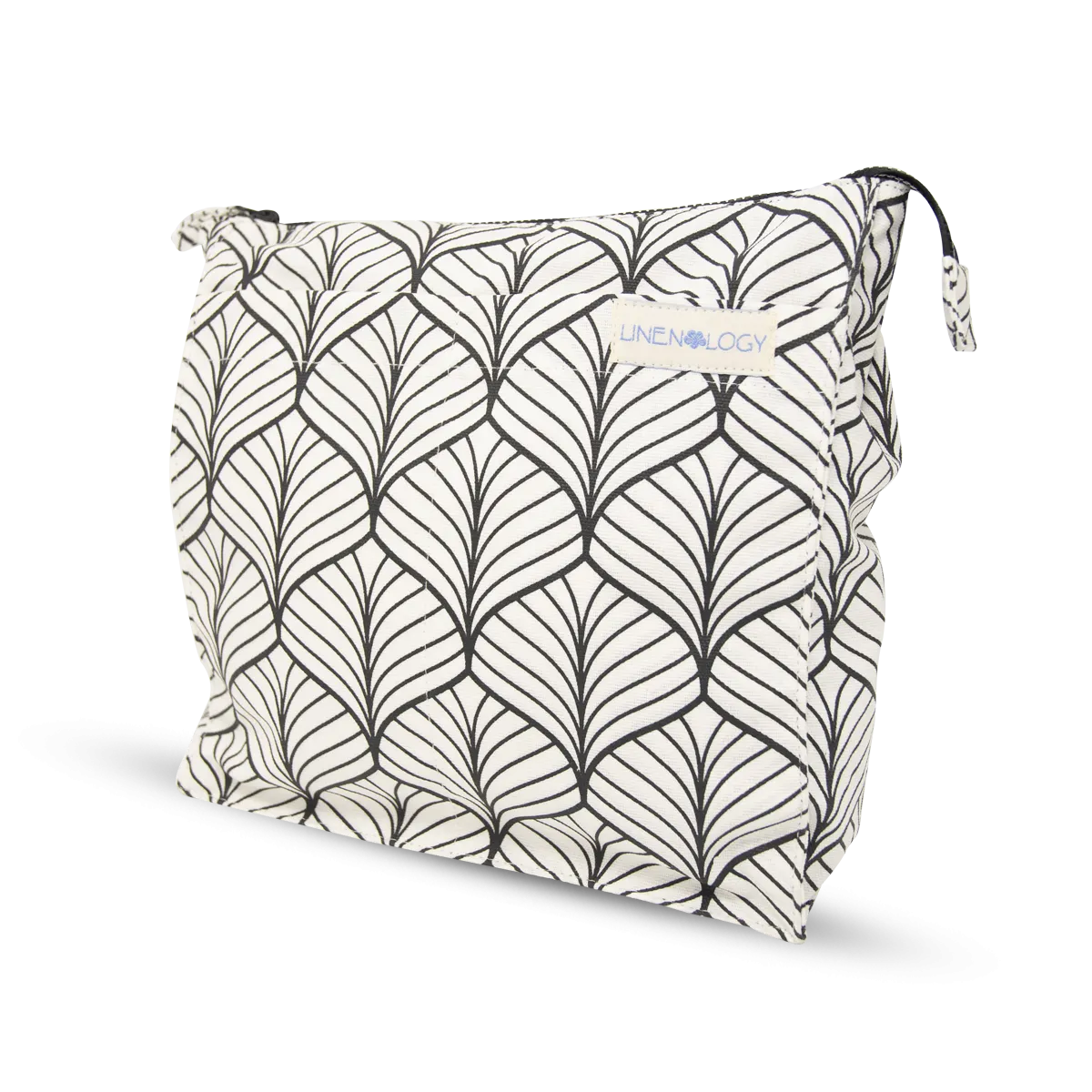 Wash Bag Tall - Abstract - White