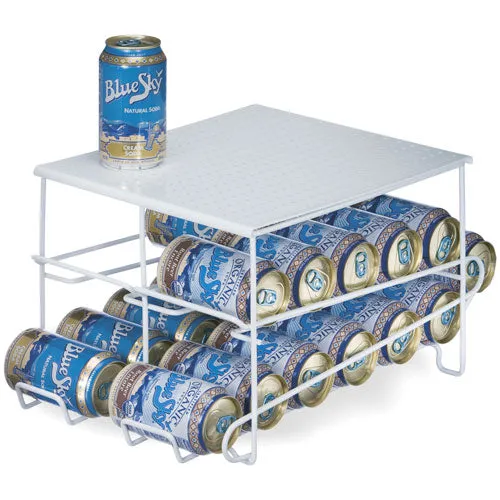 White Wire 24-Can Beverage Dispenser