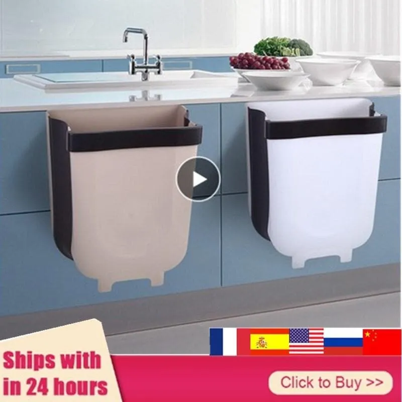 WonderKitchen™ Collapsible Hanging Waste Bins