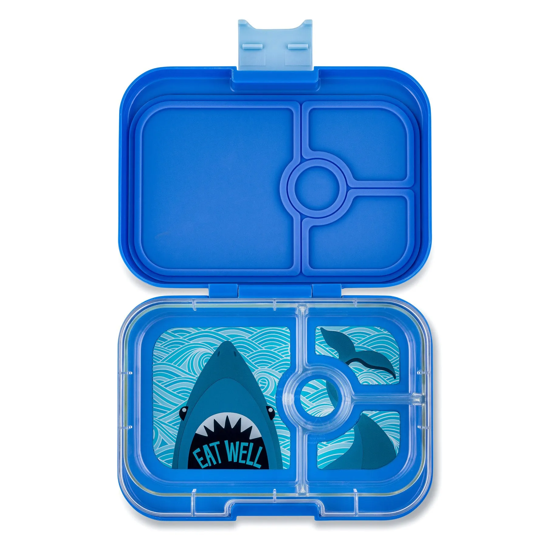 Yumbox Panino - 4 Compartment Lunch Box - Surf Blue Shark