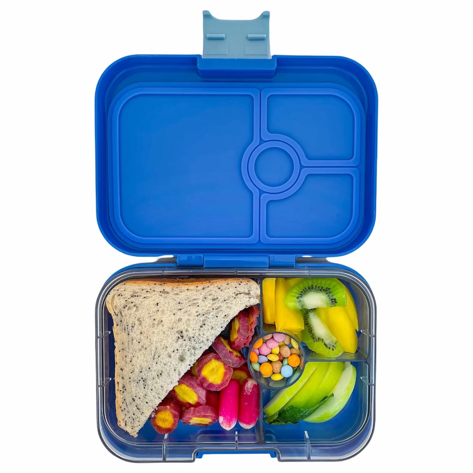 Yumbox Panino - 4 Compartment Lunch Box - Surf Blue Shark