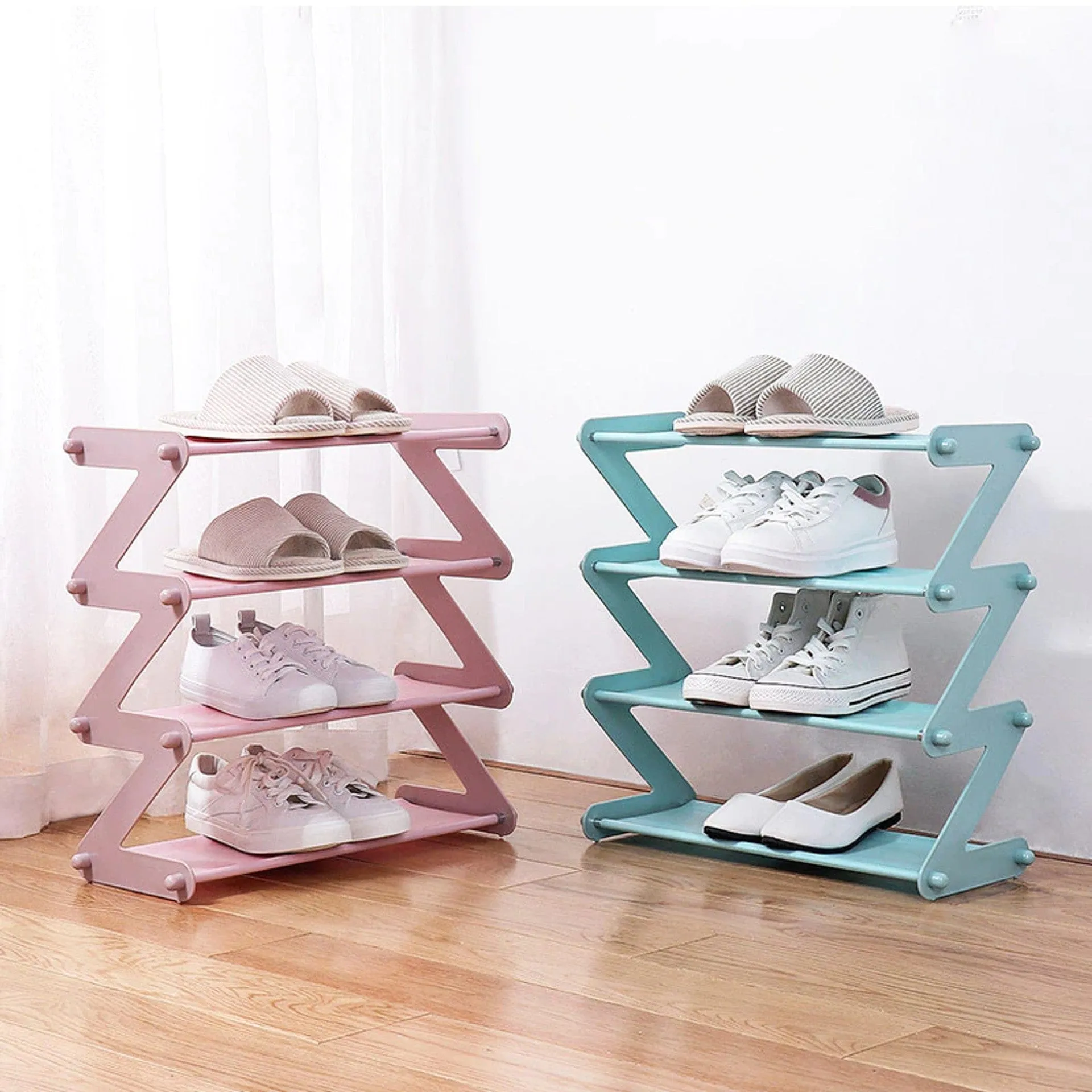 Zigzag Shoe Rack